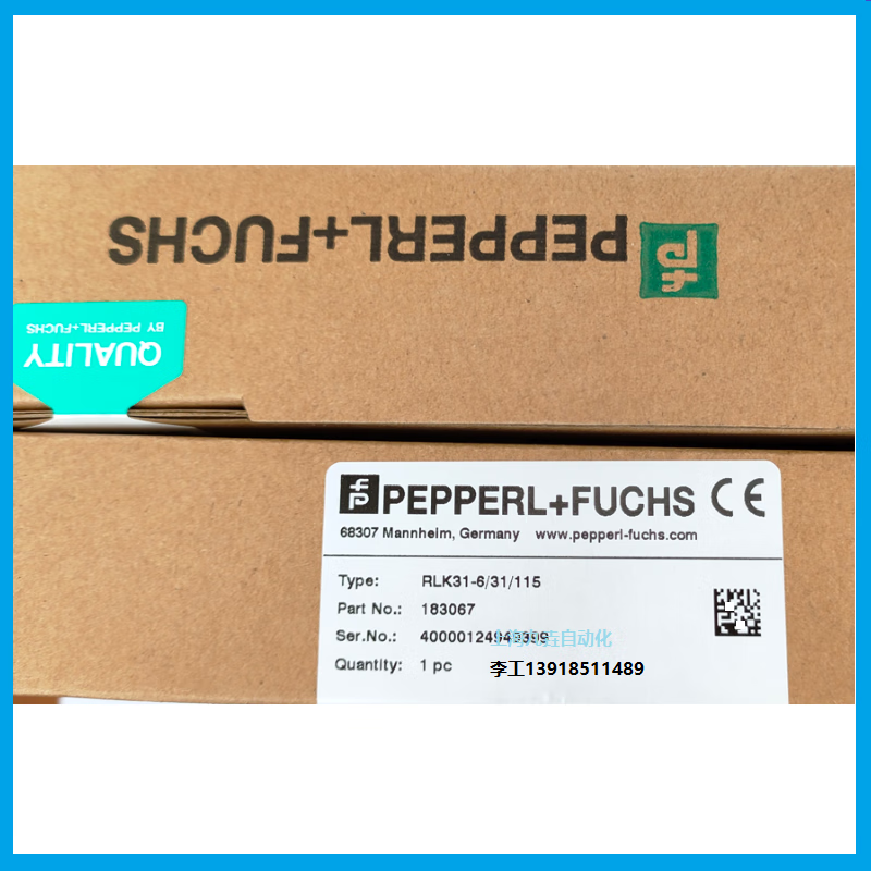 Pepperl+Fuchs reflective plate photoelectric switch new RLK31-6/31/115 sensing distance 0.2-1