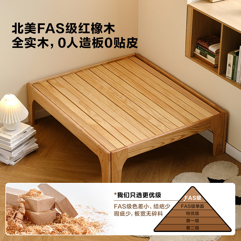 Quanyou children's retractable bed Nordic log style solid wood single bed small apartment bedroom retractable sofa bed