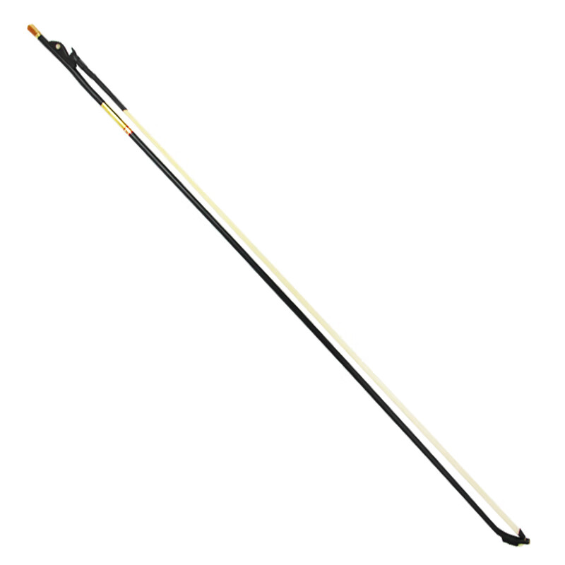 Carol's high-end performance-grade ebony erhu bow, professional-grade Inner Mongolia male white horsetail erhu bow, advanced musical instrument accessories, performance-grade ebony bow 84cm + silver strings