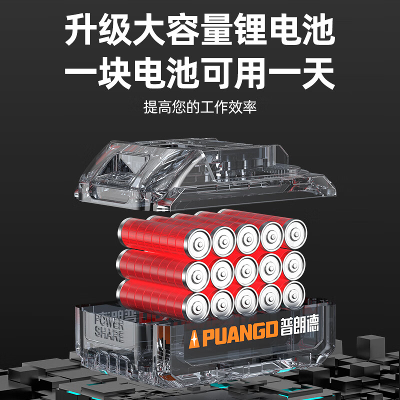 Plande brushless lithium electric scissors for cutting branches, rechargeable garden pruning shears, fruit tree gardening pruning shears, brushless luxury model dual electric scissors, can cut 3cm