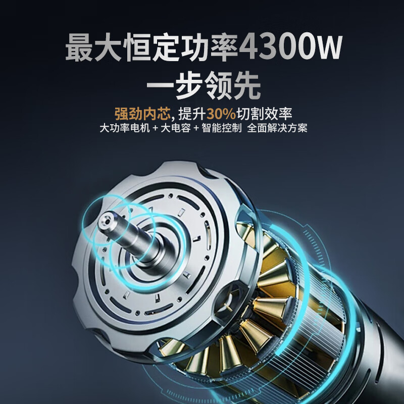 Dayi Brushless Wall Grooving Machine 4300W Plug-in Grooving Machine 65mm Cutting Depth Angle Adjustable Grooving Cutting Genuine 4300W (Aperture 25.4mm)