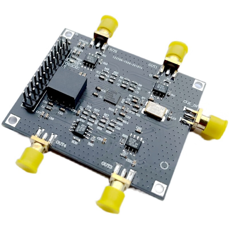 AD9106 four-channel, low power consumption, 12-bit, 180MSPS digital-to-analog converter and waveform generator AD9106 core board + STM32 main control board