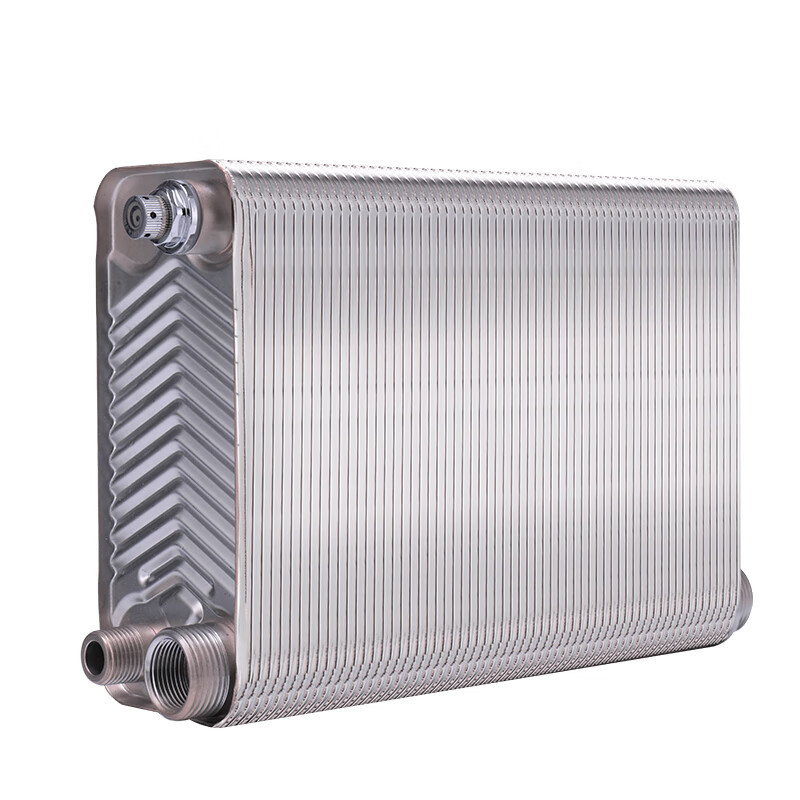 Ai style home heat exchanger radiator floor heating hot water exchanger RV stainless steel plate over water heating equipment cooler thickened version 24 layers on the same side