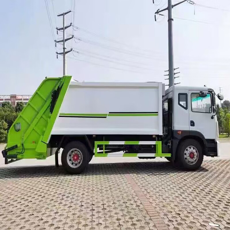 Zhongxiangyun 12 cubic meter compressed garbage truck Dongfeng Dolica compressed garbage transfer truck camp area domestic garbage collection truck sanitation truck cleaning truck 12 cubic meter Dolica D9 compressed garbage truck