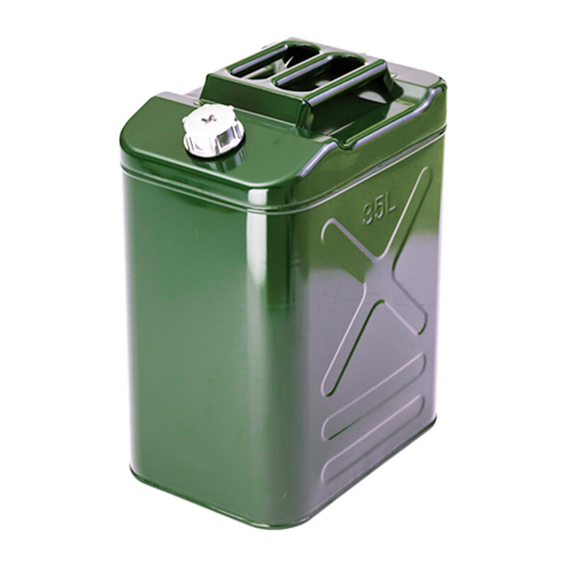 Thickened iron oil barrel, stainless steel gasoline barrel, 30L, 20L, 10L, 5 liter diesel pot, motorcycle special spare fuel tank, standard thickened iron cover (vertical) 25 liters + oil pipe