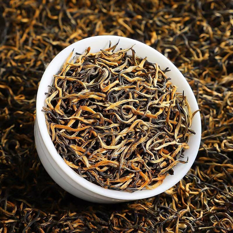 Jiangjie Jin Junmei Black Tea Authentic Tea Origin Alpine Black Tea Honey Fragrance Yellow Bud Jin Junmei Canned 100g