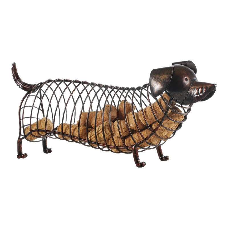 Tooarts red wine bottle stopper storage tank wine rack oak stopper collection storage tank pure handmade craft ornaments childhood dream (comes with bottle stopper)