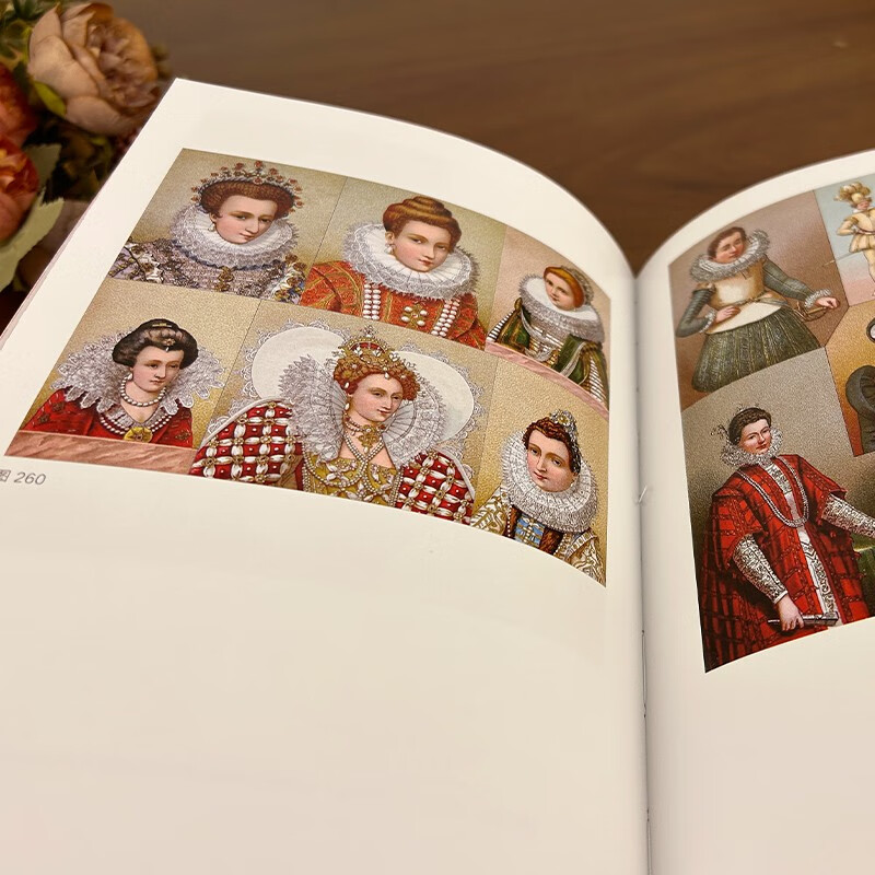 History of World Costume Art Hand-drawn Color Pictures Costume Art Book