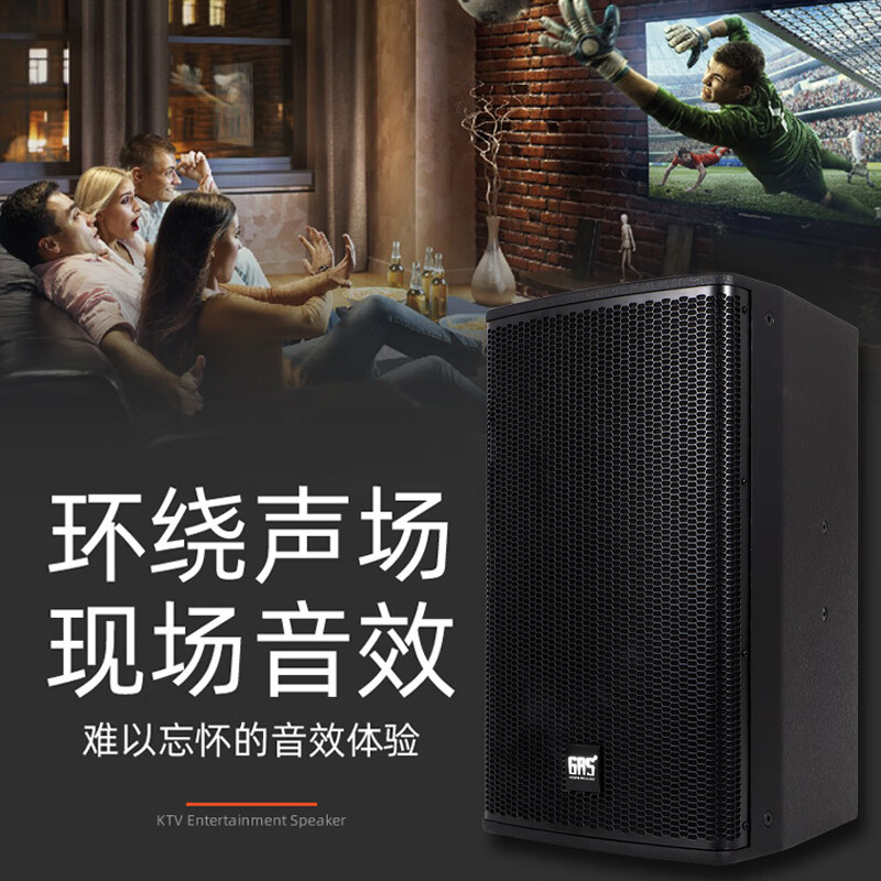 MICGRS professional stage high-power speaker S12-inch 15-inch wedding performance conference campus broadcast KTV audio home karaoke outdoor HiFi set high-power speaker G12
