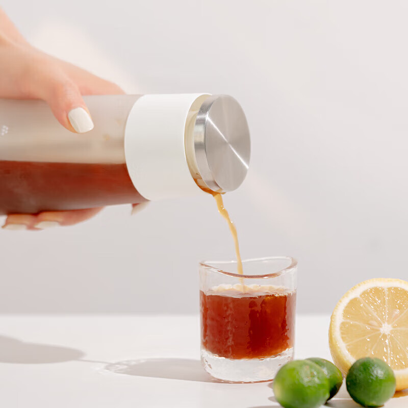Taimo Ice Pick Cold Brew Pot, Cold Brew Coffee Pot, Fruit Tea Cold Brew Bottle, Cold Brew Cup 600ML
