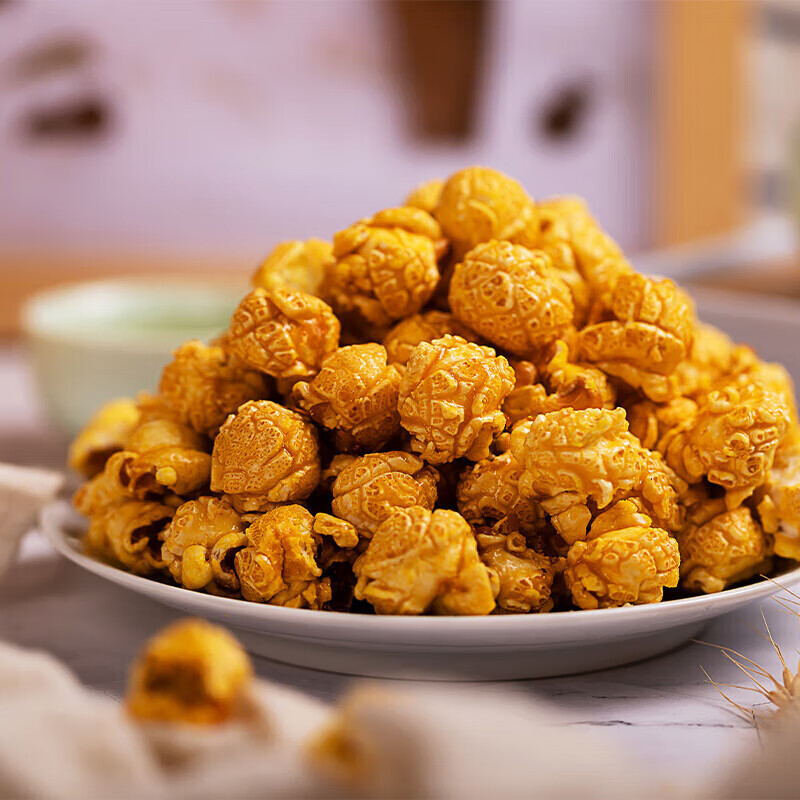 Hongyi Western Kitchen popcorn machine for commercial stalls, new fully automatic machine, electric corn popcorn puffer, popcorn machine, corn raw material, round 3-in-1 120 packs (chocolate flavor)