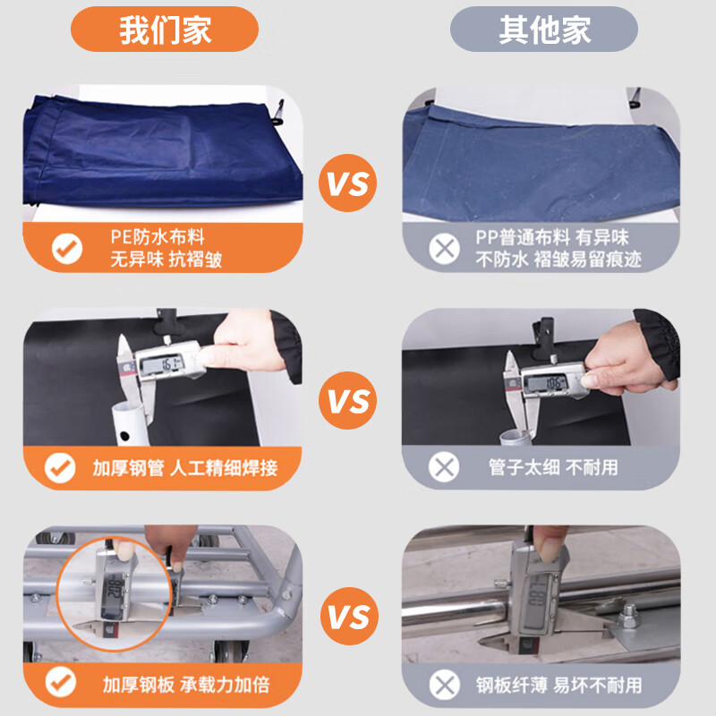 Linen cart, hotel linen cart, hotel service cart, laundry room for dry cleaners, hand-pushed dirty linen recycling cart, extra thick 38 tubes, six inclined tubes, tapered