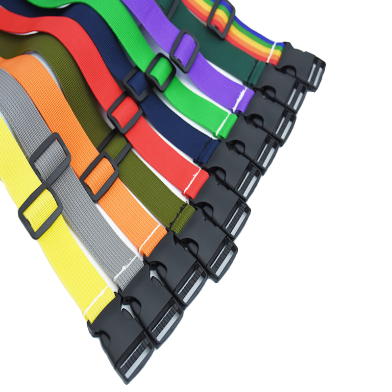 Buckles, non-elastic buckle straps, adjustable woven straps, plastic multi-functional fixed storage straps, backpacks, non-elastic buckle straps, 2.5CM wide * 1 meter * 1 piece
