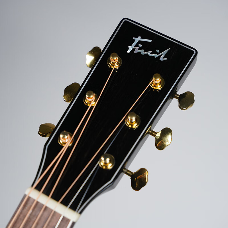 Fanxi singer's same style Uncle Wu's guitar Mic mini complete single beginner advanced performance folk acoustic guitar 38 inches gloss-black