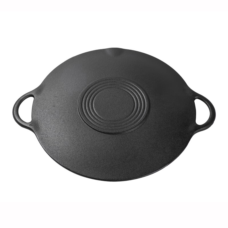Telssida cast iron grill pan outdoor cassette stove barbecue plate uncoated barbecue pot large teppanyaki non-stick camping home