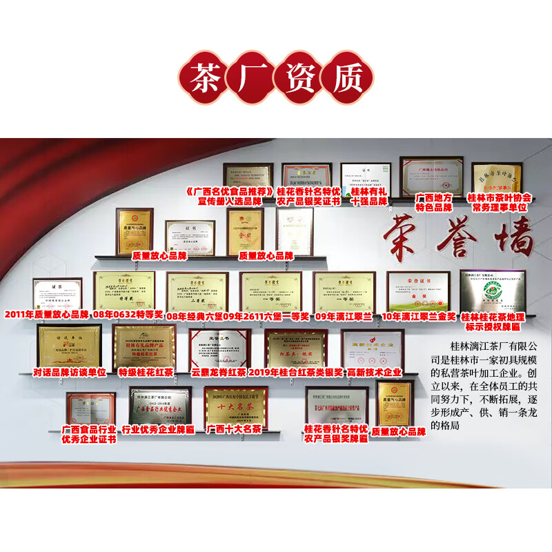 Lijiang Spring Guangxi Black Tea Lijiang Spring 250g First Class Liubao Tea Brick Red Rich Chenol Traditional Craft Fermentation Fifth Class Liubao Tea Brick 1000g Pieces