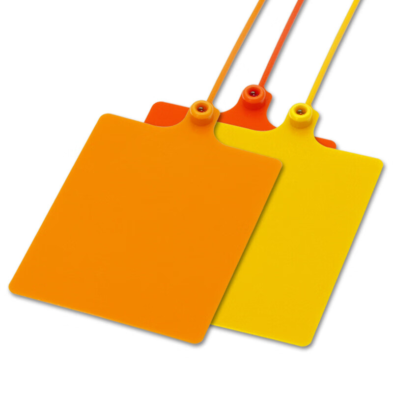 Junyue Plastic Label Disposable Hanging Tag Logistics Label Seal Integrated Large Signage Tie One Meter Aneng Yunda Zhongtong Best Express Applicable Logo Tag 250C Red 100 Strips