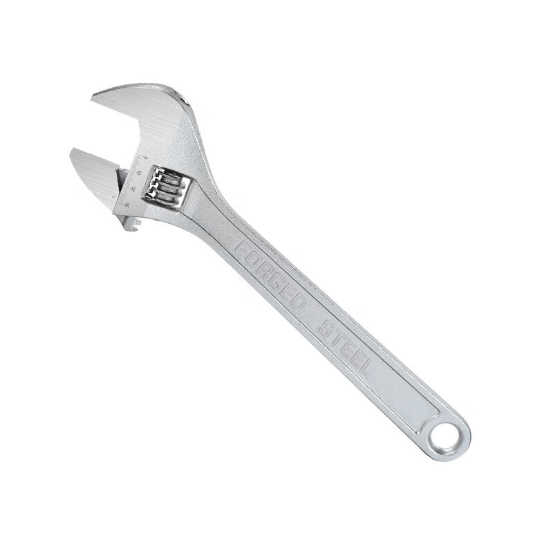Large-opening adjustable wrench, live mouth, universal short-handled wrench tool, full range of multi-functional bathroom special small wrenches, adjustable wrench 8 inches, 1 pack