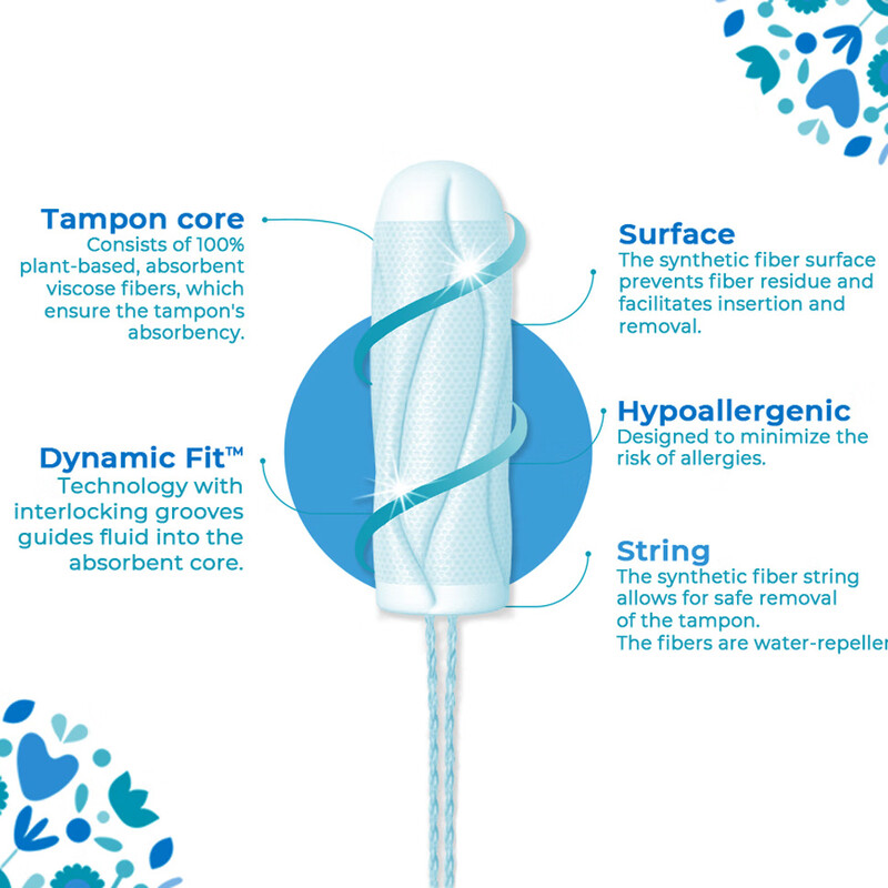 O.b. Johnson & Johnson tampons, low-volume 16-piece built-in menstrual swabs, sanitary napkins, self-operated imports from Jingdong