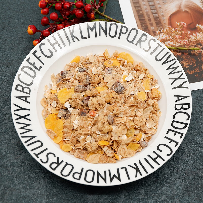 Sante Poland imported multi-fruit breakfast oatmeal 1000g/bag brewed nutritious oatmeal full meal replacement