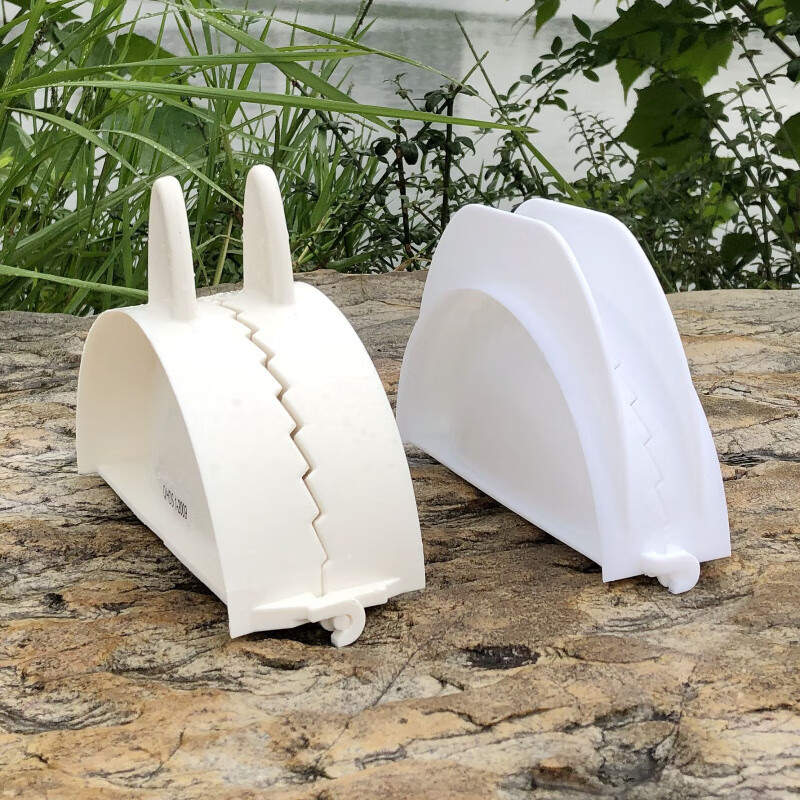 Brangdy 15cm/15.5cm leek box mold commercial thickening extra large dumpling making speed artifact back cutting milky white 15.5cm