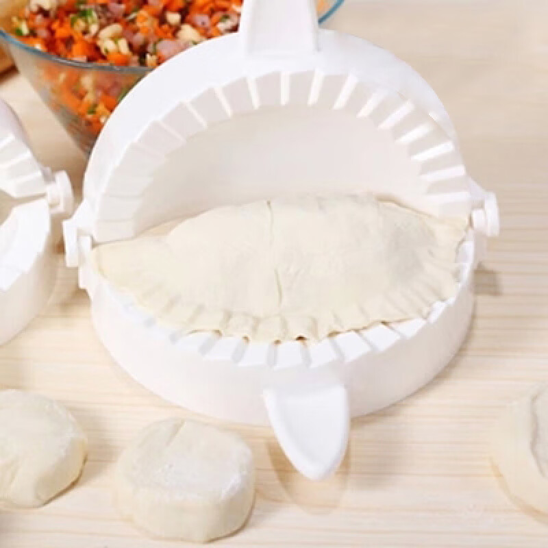 Brangdy 15cm/15.5cm leek box mold commercial thickening extra large dumpling making speed artifact back cutting milky white 15.5cm