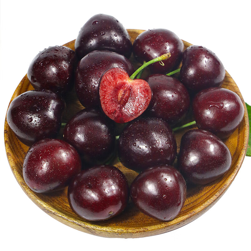 Spot Chilean imported cherries, fresh cherries, seasonal high-end extra large Chilean cherries whole box pregnant woman gift box 1500g (net weight) Fruit King 4J32-34mm