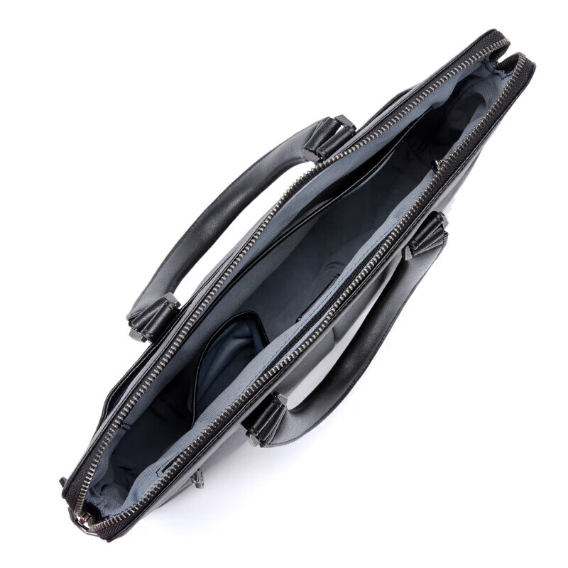 Aokang business briefcase handbag shoulder bag first layer cowhide men's computer bag birthday gift for boyfriend and husband