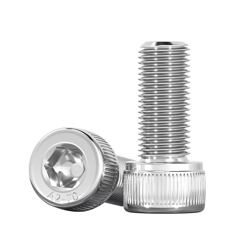 Tianzhuo Hardware Fine Thread Hexagon Screw 304 Stainless Steel Fine Thread Cylindrical Head Bolt M6M8M10M12*1/1.25/1.5mm M8*1*16 5 pcs