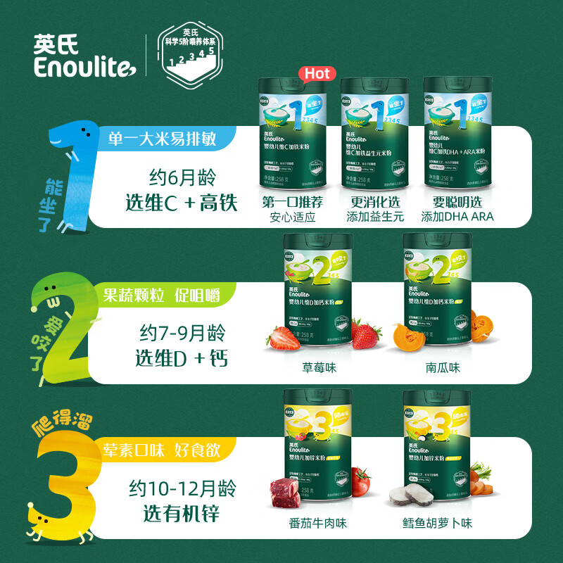 Ying's Infant Rice Noodles Tomato Beef Plus Zinc Nutritional Rice Noodles Baby Food Complementary Rice Porridge Level 3 258g 10 Months+