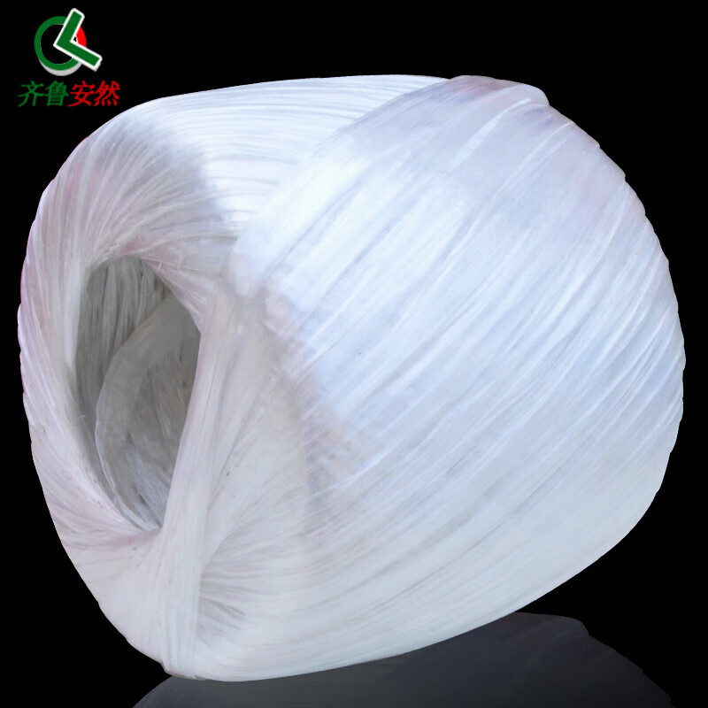 Qilu Anran Thickened Bundling Rope Cable Tie Bundling Belt Fixed Tightening Belt Tie Mouth Rope Grass Ball Plastic Rope Tie Packing Belt Rope Baling Rope Packing Rope Nylon Rope Fiber Rope New Material Thickened Red 150g Long 150 Meters Thickened