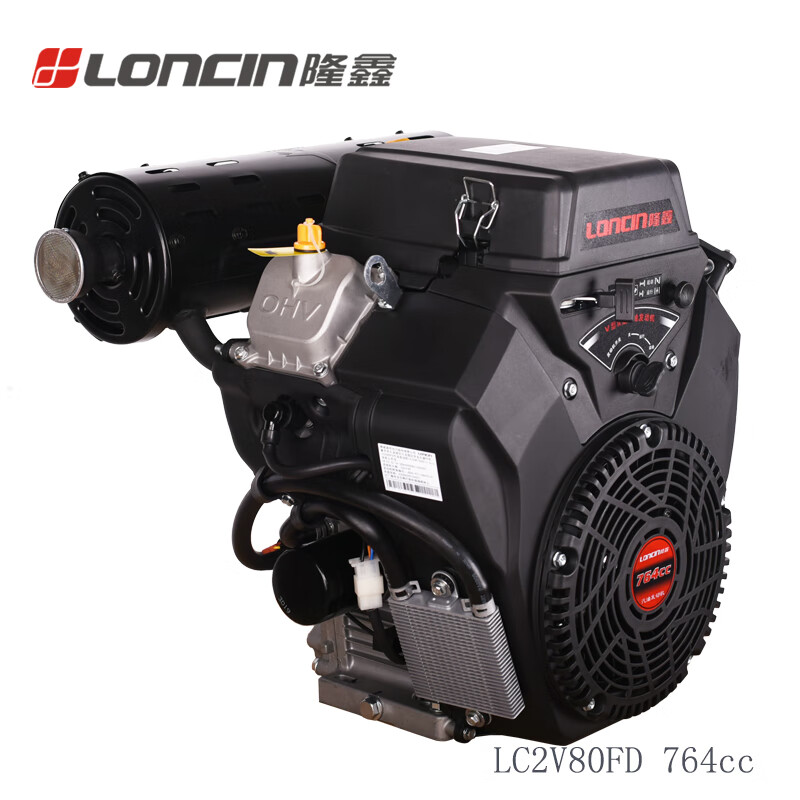 Pengju Loncin V-type twin-cylinder horizontal axis gasoline engine engine 2V788090FD displacement 678764999cc LC2V90FD displacement 999cc