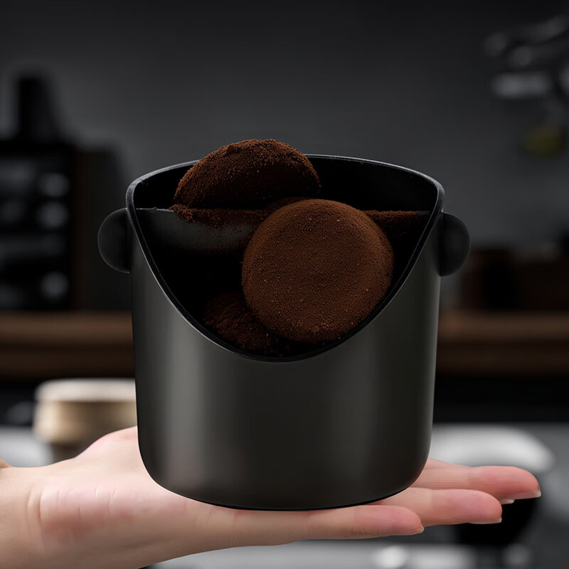 CLITON coffee grounds bucket household Italian coffee machine waste powder residue thickened knocking slag bucket storage slag box mini plastic slag bucket