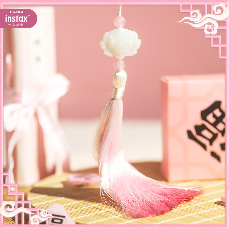 Imaging Fuji instant photo Fuji mini universal lace photo paper suitable for mini11/mini7 photo paper mini12 mini90 photo paper printing paper 3-inch photo paper Jinxiu one-time imaging accessory box containing 10 pieces of photo paper