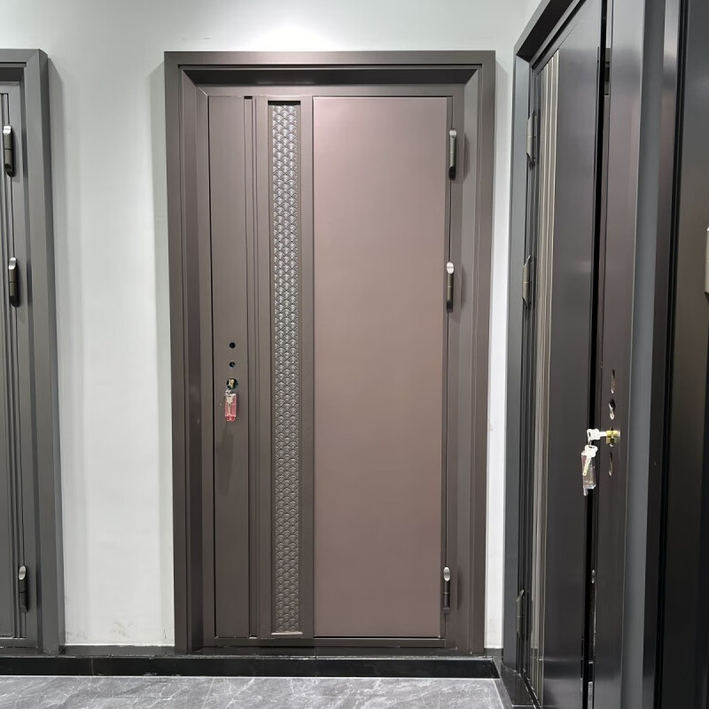Qinkai 304 luxury stainless steel entrance door Korean door custom door high-end door light luxury explosion-proof door factory direct sales 304 stainless steel entrance door 1000*2300*280