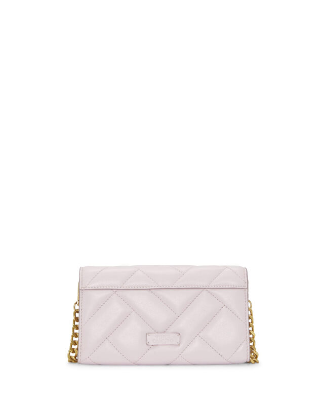 Vince Camuto Women's Chain Wallet 5 Card Slots Ultra-Thin Genuine Leather Material Simple Fashion Primrose Single Size