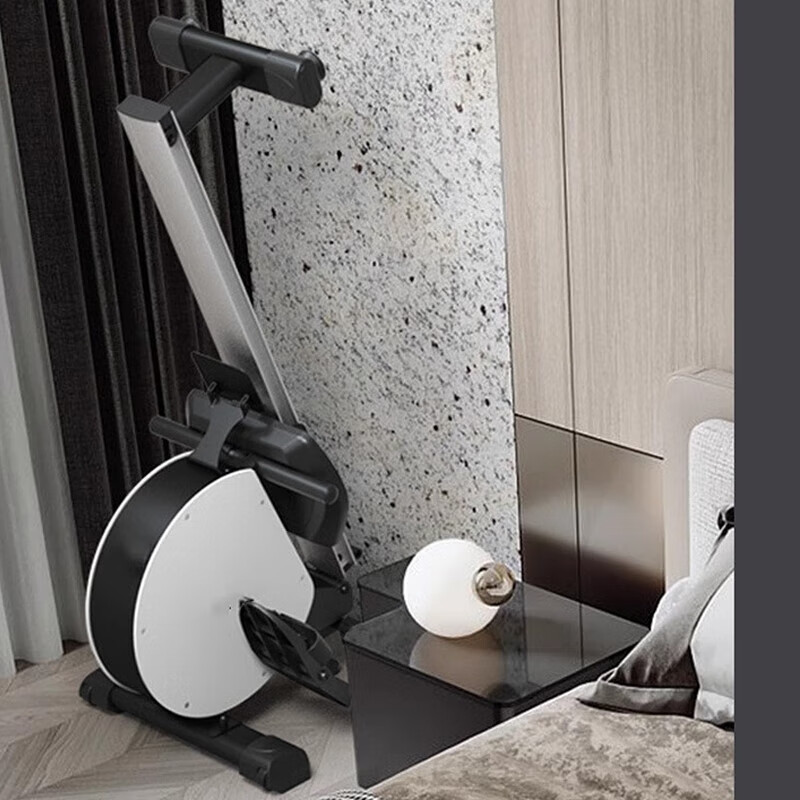 Douge rowing machine household foldable magnetic resistance intelligent adjustable fitness equipment rowing machine aerobic exercise hydraulic rowing machine double track