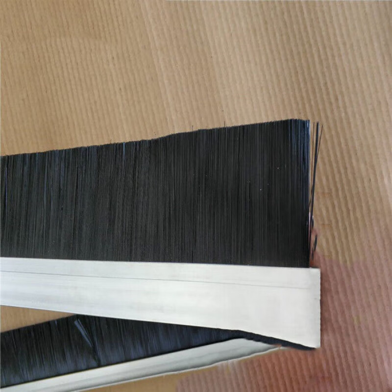 Sealing door seam strip brush F/h type brush strip dust removal soundproof escalator strip brush industrial brush standard hair height 10 mm one meter one H-type base