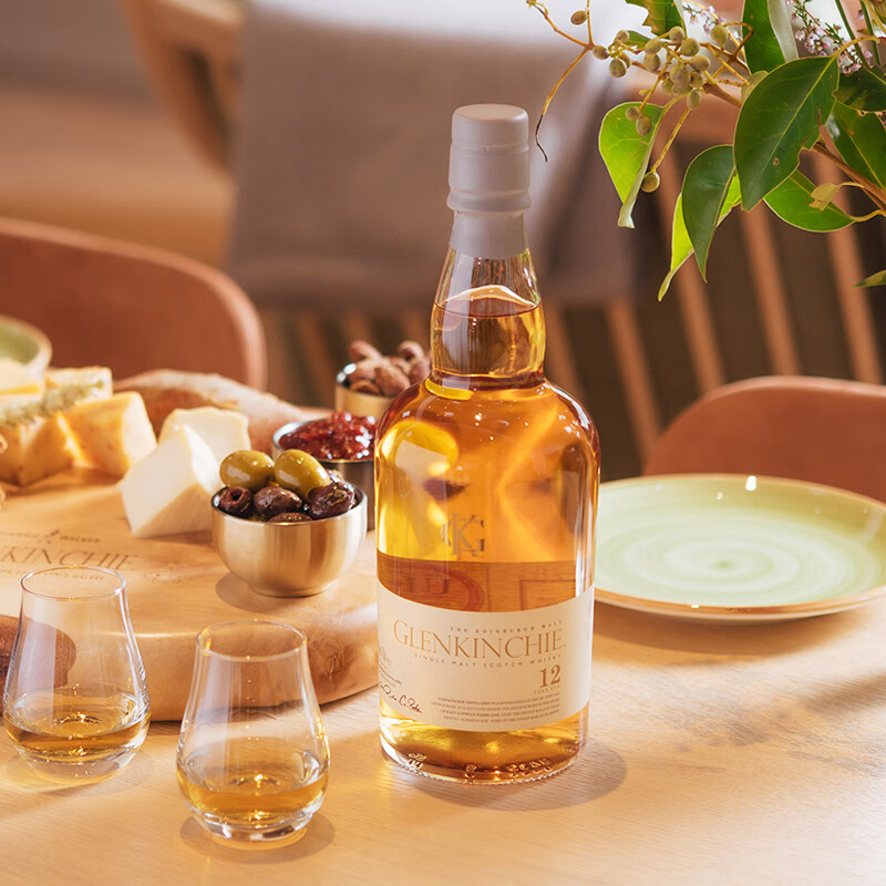 GLENKINCHIE Scotland Original Imported Single Malt Whiskey Wine Gift Box Store Manager Recommended Glenkinchi 12 Years 700ml