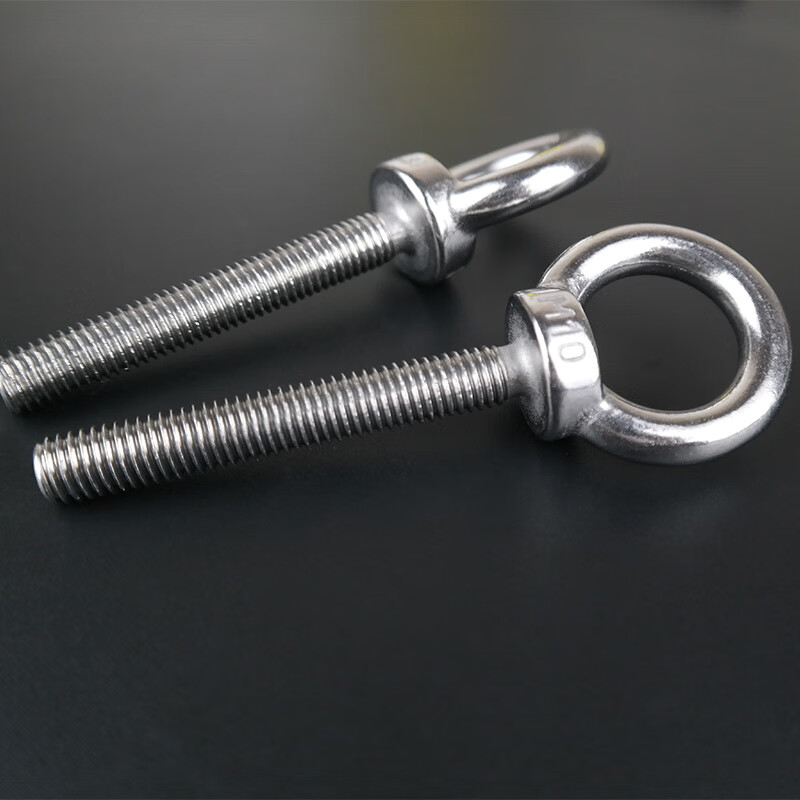 Moyi 304 stainless steel eye screw extended eye bolt ring lifting screw M6M8M10M12M16M20 M16*40