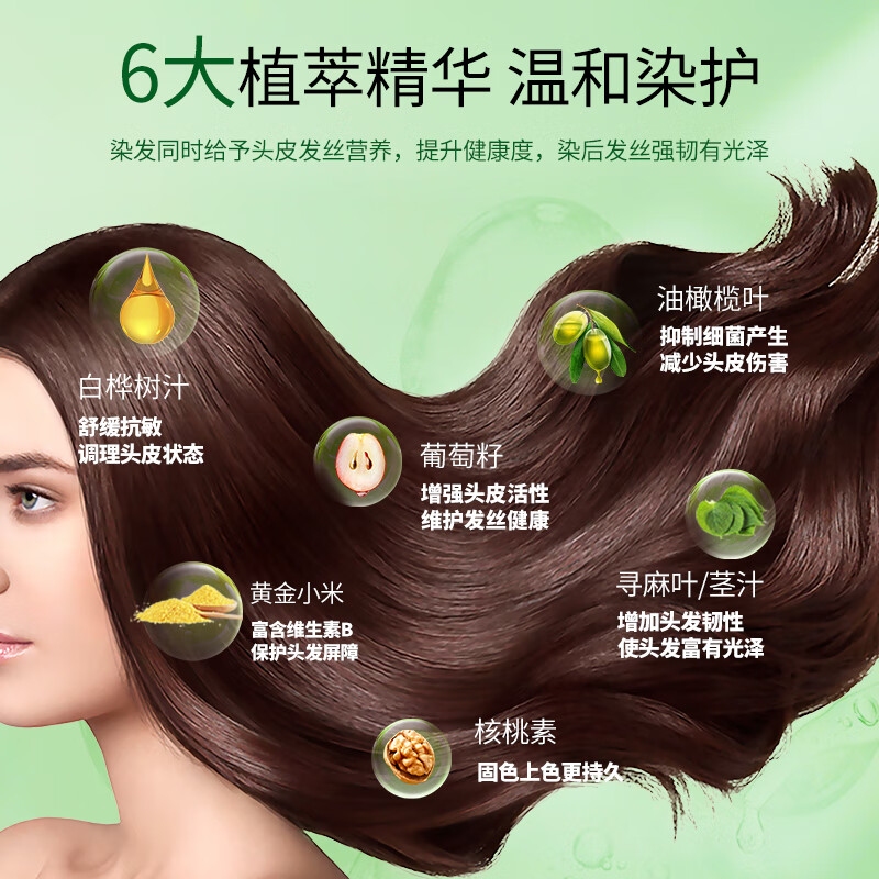 SANOTINT hair dye plant natural whitening hair dye linen brown men and women imported from Italy SANOTINT