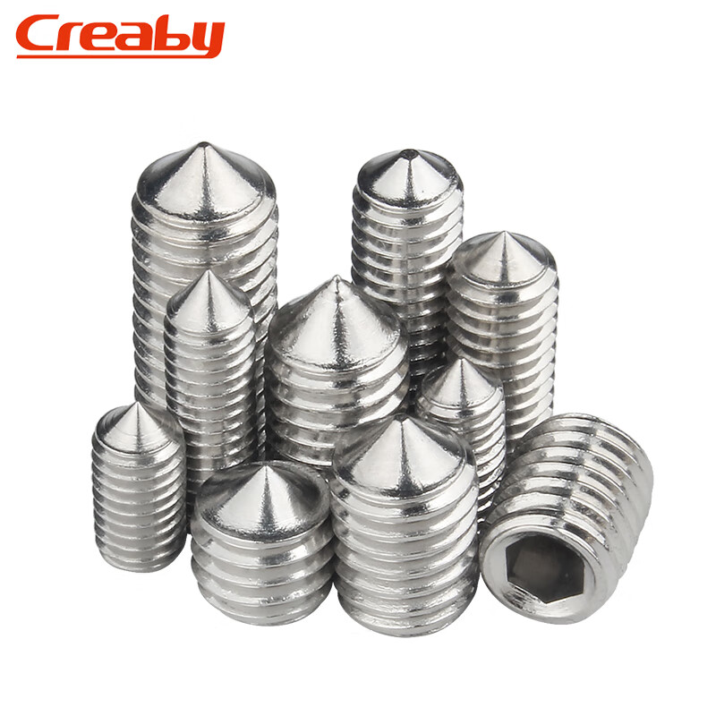 Creaby304 stainless steel tip set screw/top screw tip machine meter/inner hex headless screw M6*8 50 pieces 304 material