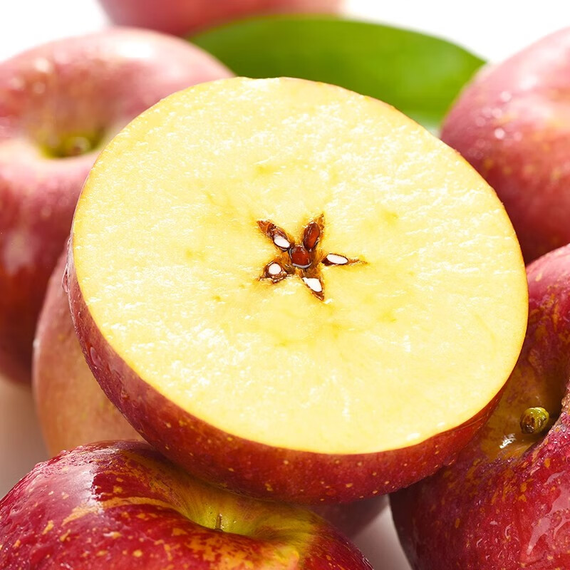 Zhichu Yunnan Zhaotong Ugly Apples Rock Candy Heart Apples Alpine Crisp Sweet Apples Fresh Fruits Group Purchase New Year Gift Box 3kg Small Fruit 60mm-65mm