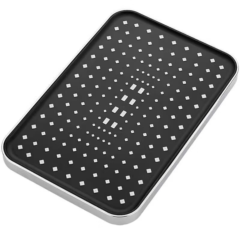 Jiumu King supercharged shower head large shower top spray pressurized single-head shower head shower bathroom hand spray set black 12-inch supercharged top spray thickened 460g