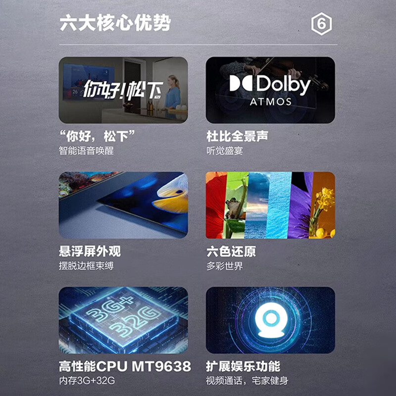 Panasonic TV 75-inch 4K ultra-clear floating full screen No ads on startup Dual-band WiFi AI voice Smart flat-panel color TV Trade-in TH-75LX600C 75-inch TH-75LX600C Free installation Door-mounted (seat-mounted) No hanger included