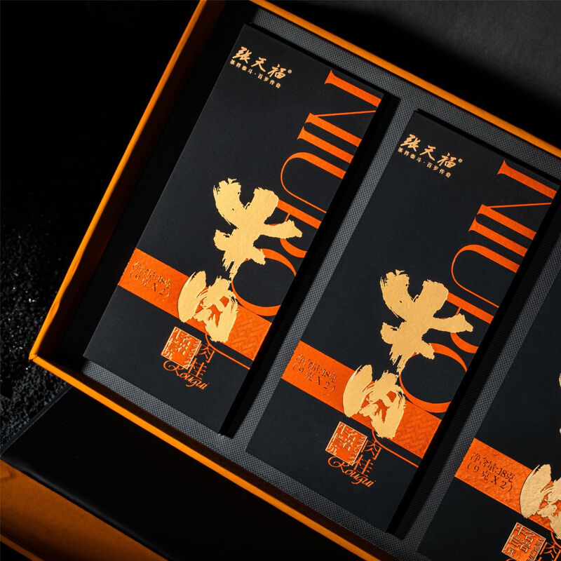 Zhang Tianfu Zhengyan Niulankeng Cinnamon 54g/6 bubbles/box, a national trendy product, excellent color and fragrance