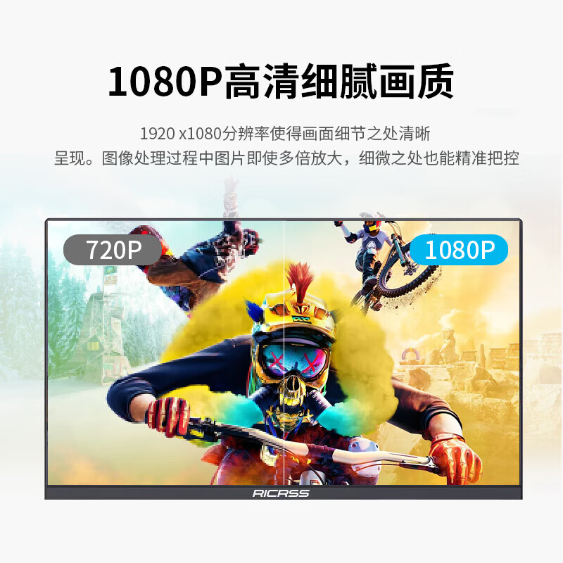 80% new RICRSS 24.5-inch e-sports gaming monitor 200Hz 1ms FreeSync compatible 110% NTSC high-definition office desktop LCD computer screen