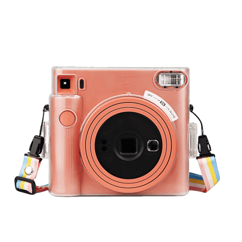 Protective case SQ1 camera bag Polaroid camera leather bag leather case SQ1 clear crystal protective case storage bag SQ1-clear crystal case