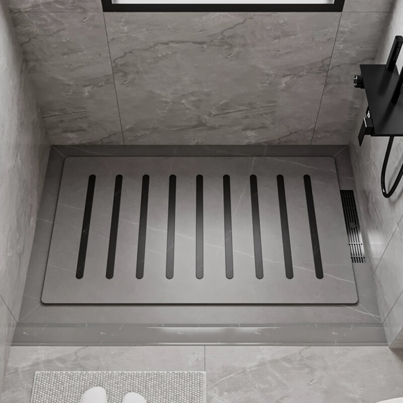 Fantasy Island Bathroom Anti-slip Stone Pedal Bathroom Sunken Shower Room Slate Shower Board Bathroom Footing Tile Floor Customized Shower Board 3-piece Set Contains Stone Base Number of Squares 1.4