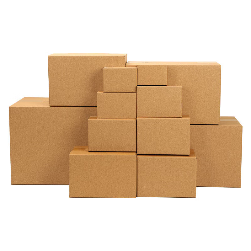Carton packaging box express carton wholesale thickened extra hard logistics postal delivery packaging carton custom made three-layer reinforced extra hard No. 5 (290x170x190mm) 20 pieces
